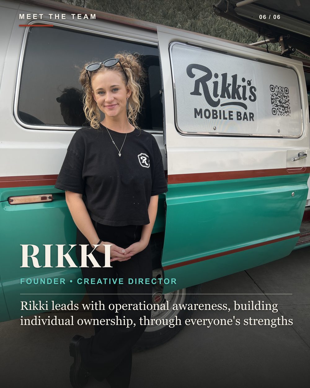 Rikki, Founder • Creative Director at Rikki's Mobile Bar